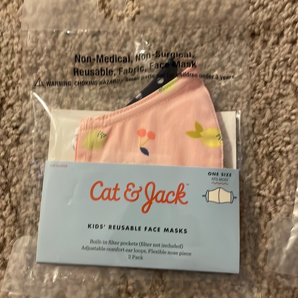 Mask 10 Cat & Jack Kids Reusable Girls Masks - Picture 4 of 4